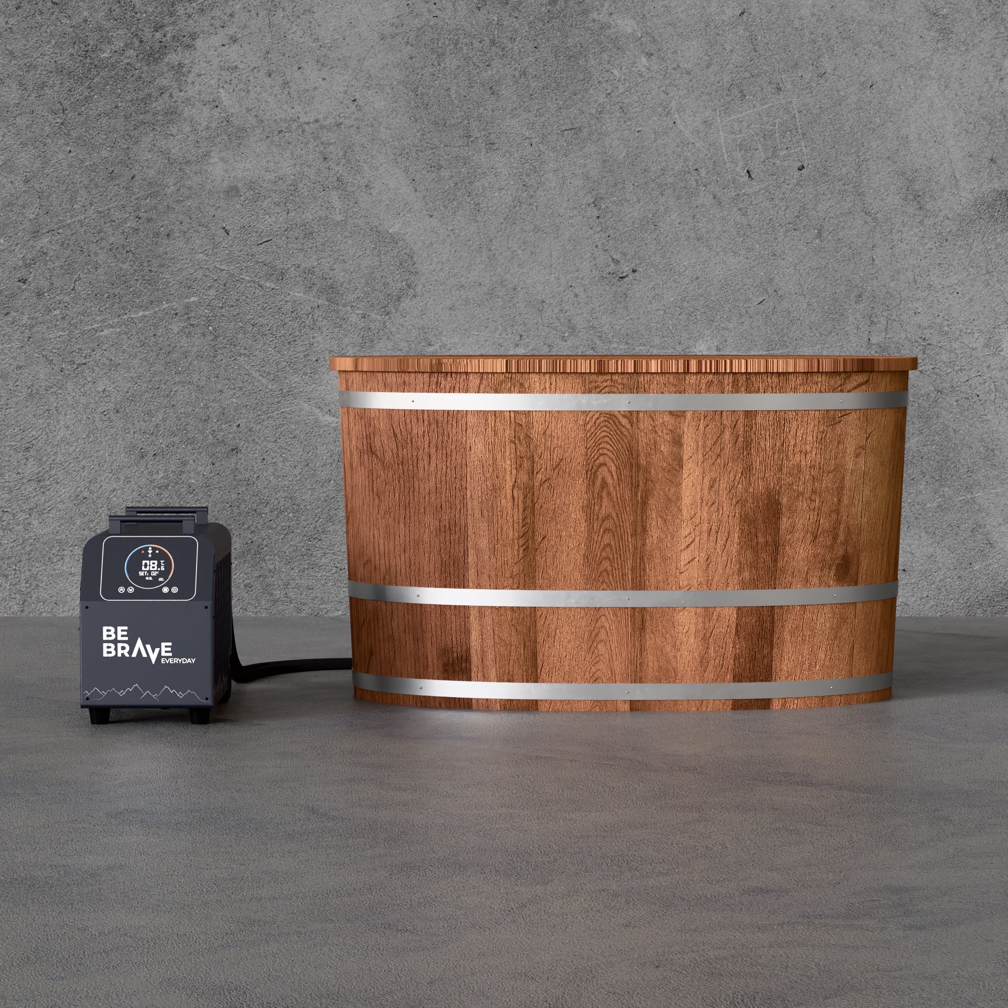 Eiswannen-Set aus Schweizer Holz «The Tub»