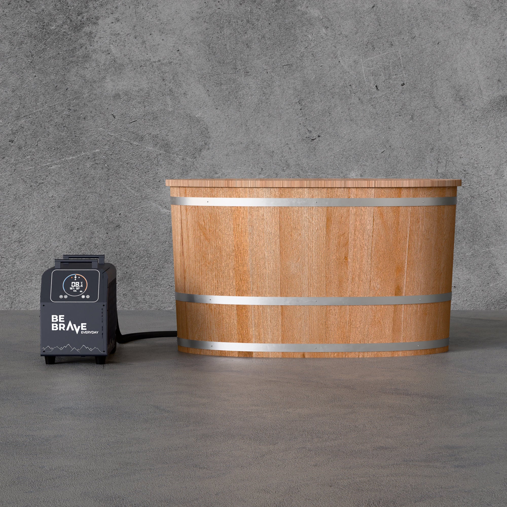 Eiswannen-Set aus Schweizer Holz «The Tub»