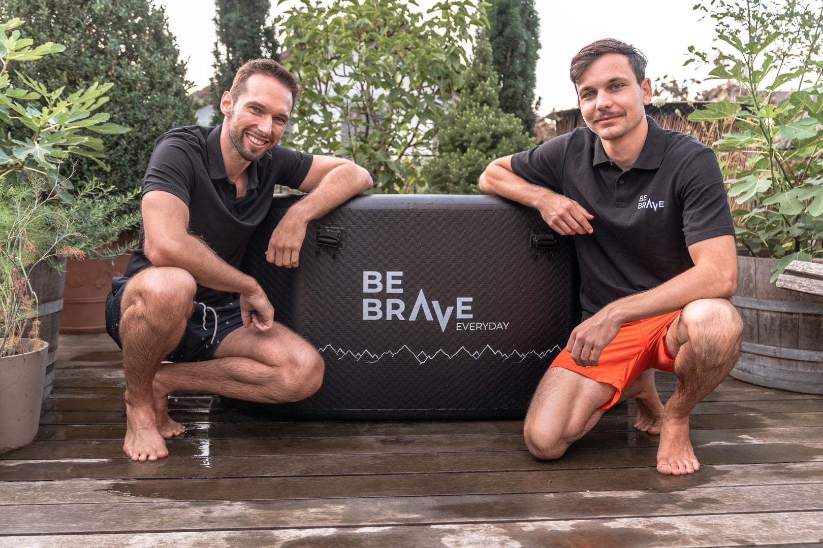 BE BRAVE Eisbad Schweiz Gründer